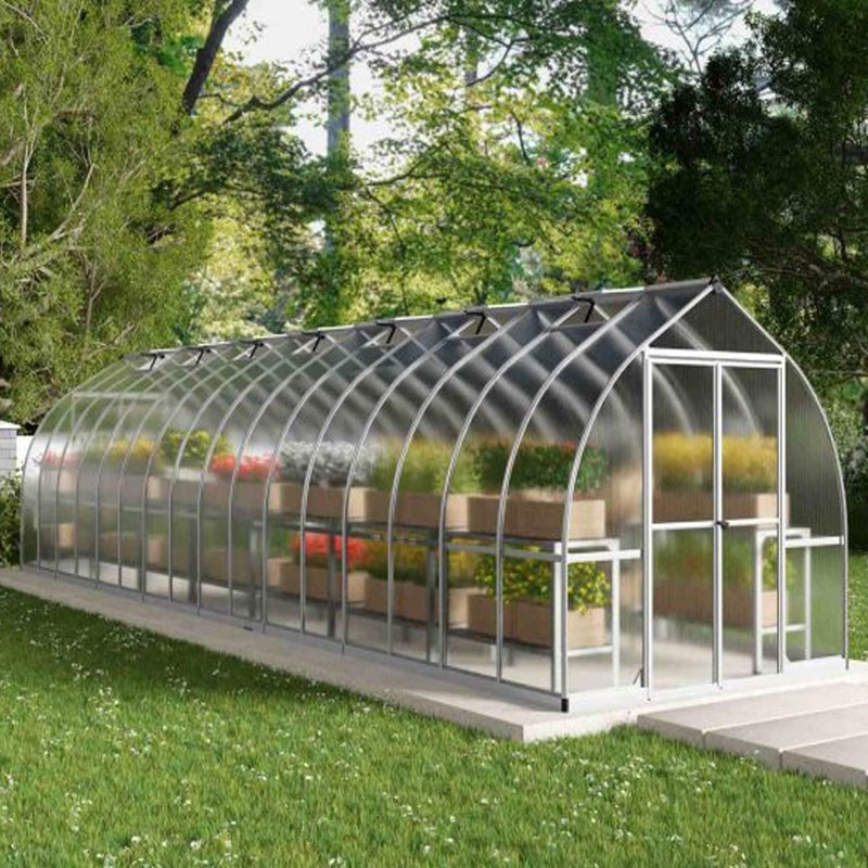 Canopia - Estufa de jardim - Bella Silver - 963x244cm
