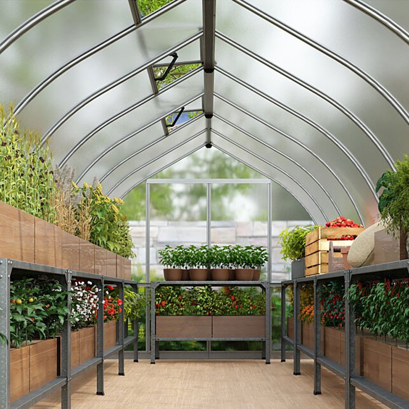 Canopia - Garden greenhouse - Bella Silver - 963x244cm