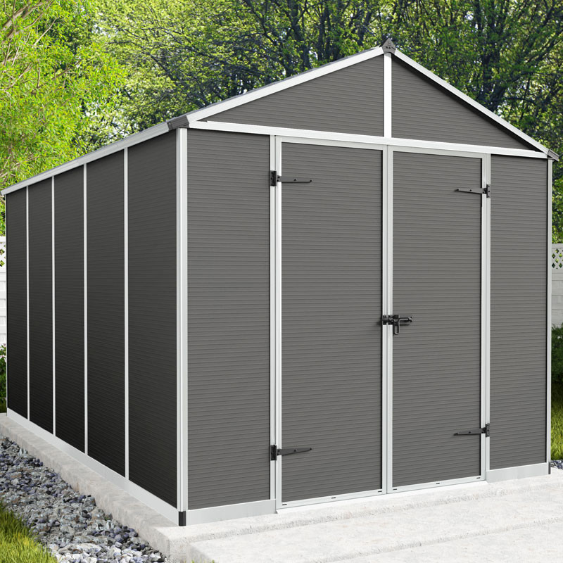 RUBICON SHED 8X15 DARK GREY                   