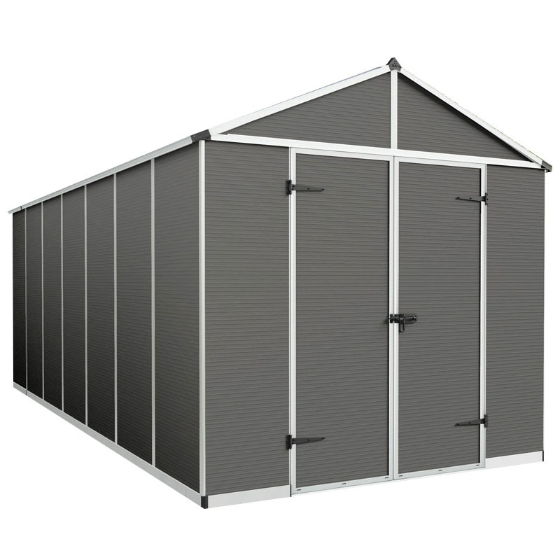 Canopia - Abri de jardin - Rubicon Gris - 237x528cm