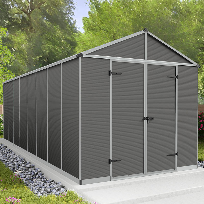 Canopia - Casetta da giardino - Grigio Rubicone - 237x227cm