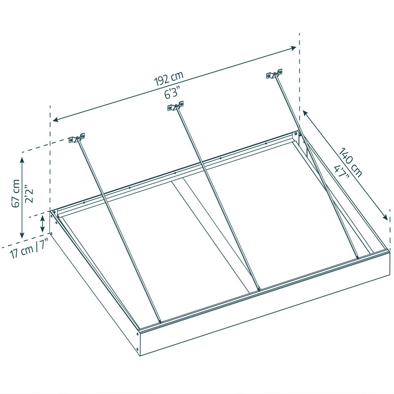 CANOPY SOPHIA XL 2000 GREY-WHITE OPAL         