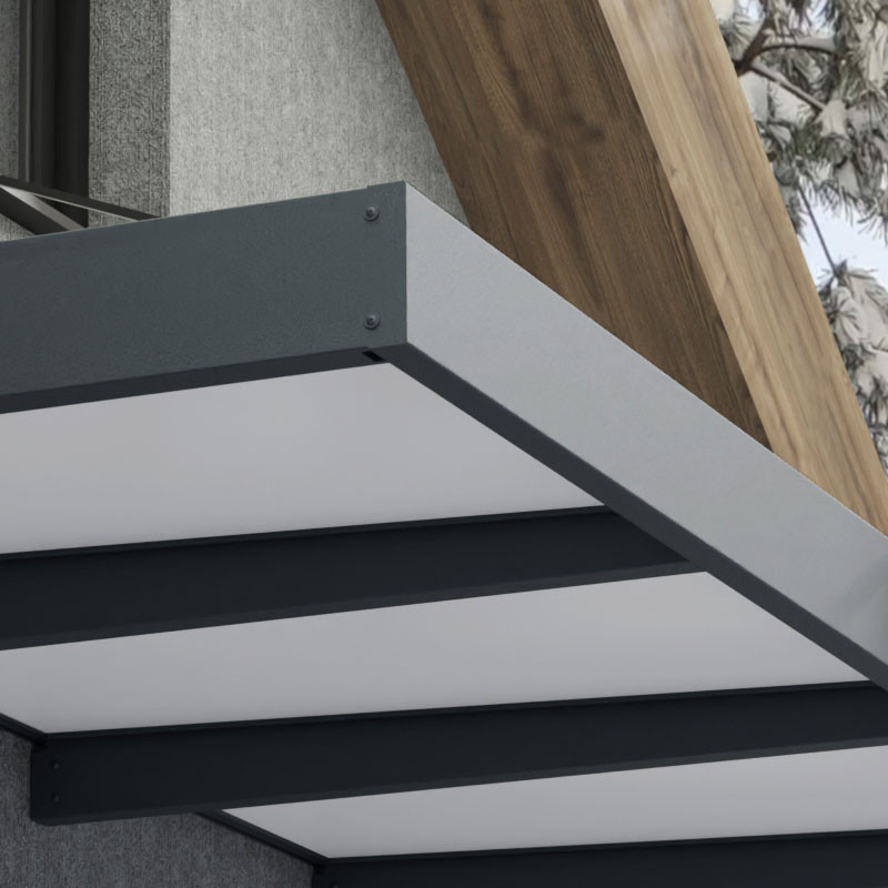 Canopia - Tende da sole - Sophia XL - 140x379cm - Opale/Grigio