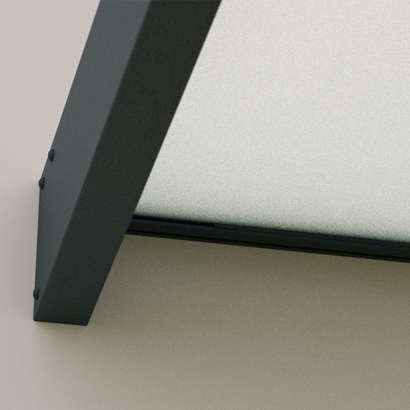 Canopia - Door canopy - Sophia XL - 140x565cm - Opale/Grey
