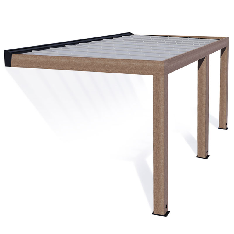 Canopia - Pergola - Helsinki Solar control - 3x6m - Bois de cèdre