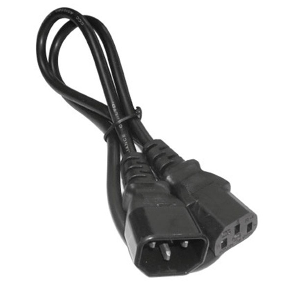 IEC male 4m cable +IEC female