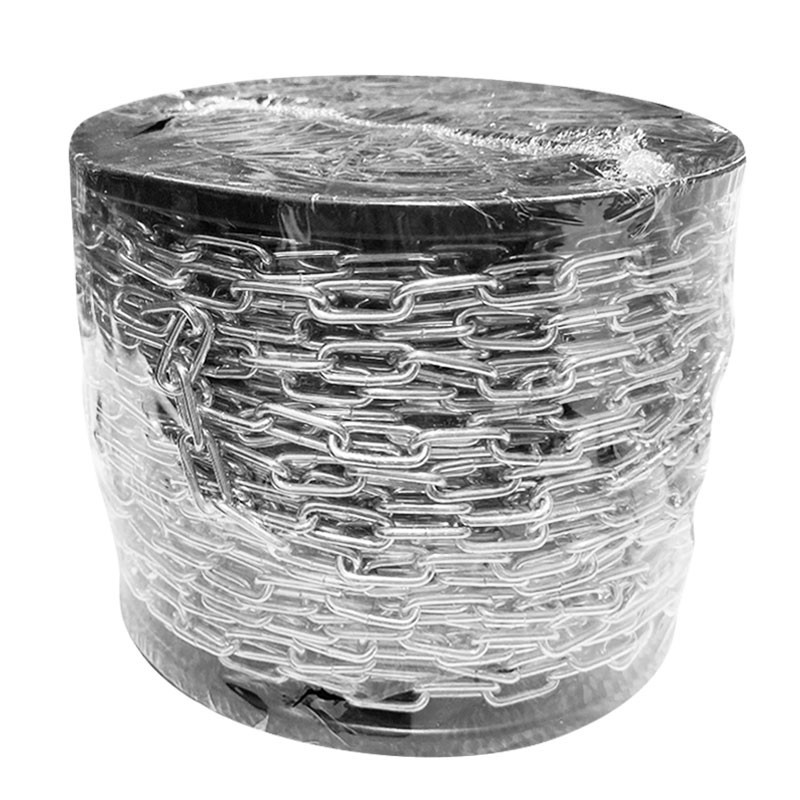 Metal chain in rolls of 50m