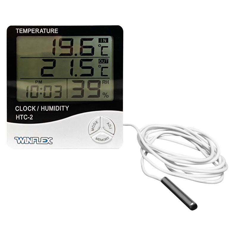 Winflex thermo-hygrometer with wired probe