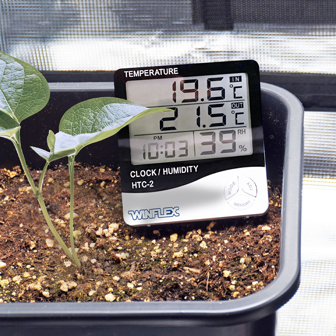 Winflex thermo-hygrometer with wired probe