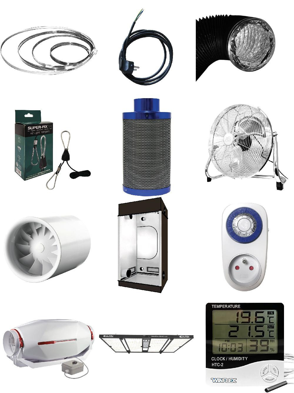 Kit de culture indoor - 120x120cm - Led Quantum 680W