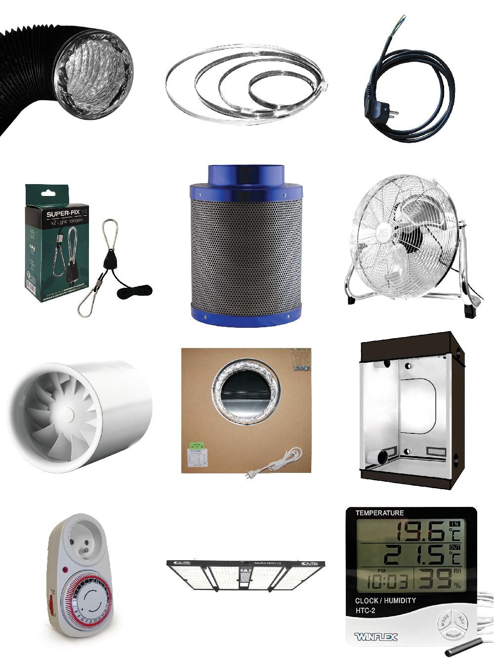 Indoor Grow Kit - 300x150cm - Led Quantum 680W