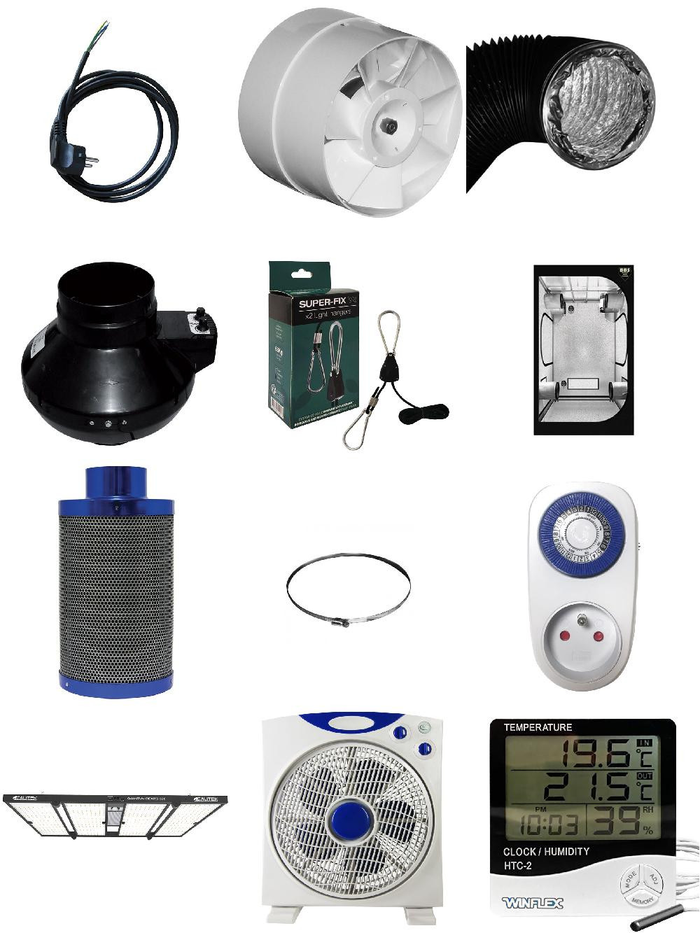 Kit de culture indoor - 150x150cm - Led Quantum 680W