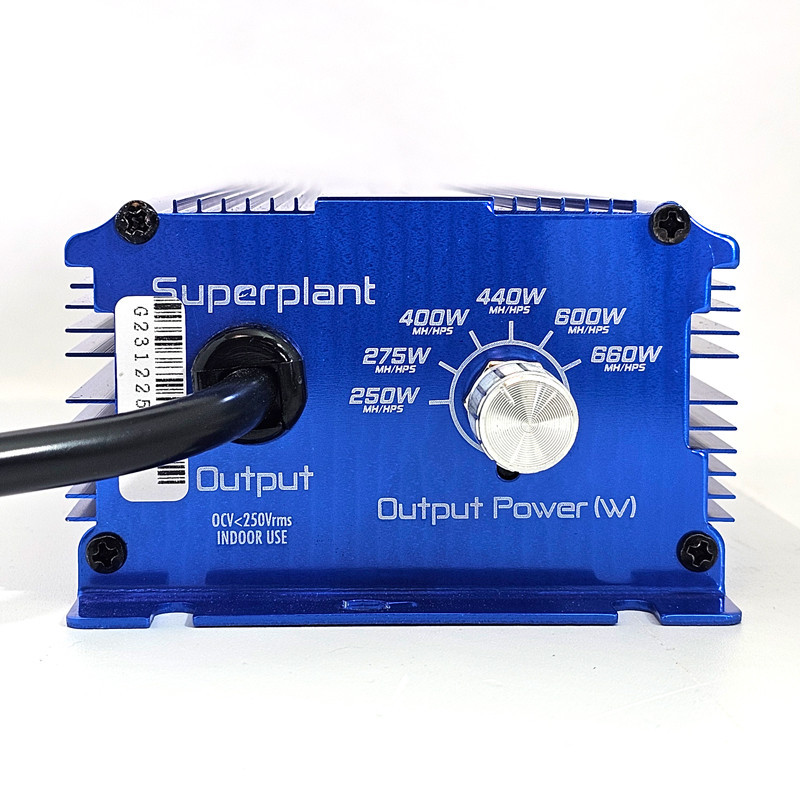 Superplant - Ballast digital HPS-MH avec dimmer - 250W/600W [reconditionné]