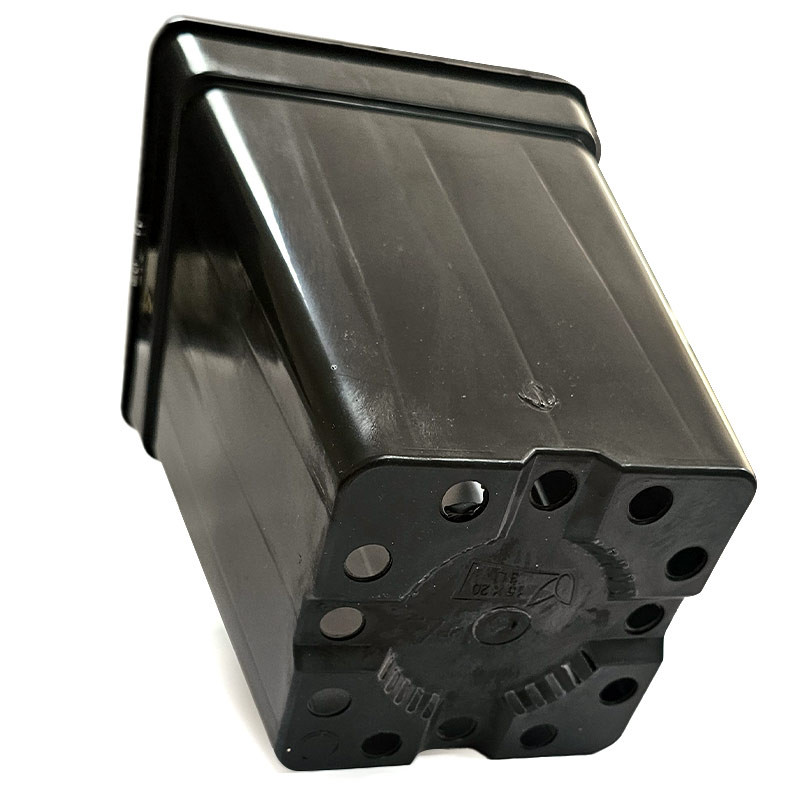 Pot carré noir 3,5L Platinium : solide, pratique et réutilisable