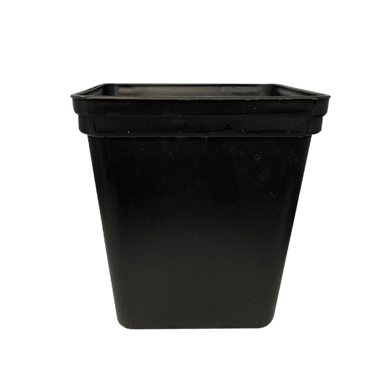 Pot carré - 1,65L - 14,5x13x13 - Noir