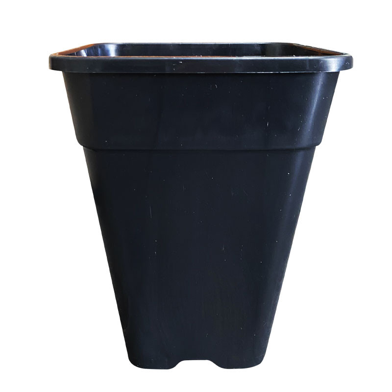 Pot carré - 5,5L - 18x18x25 - Noir