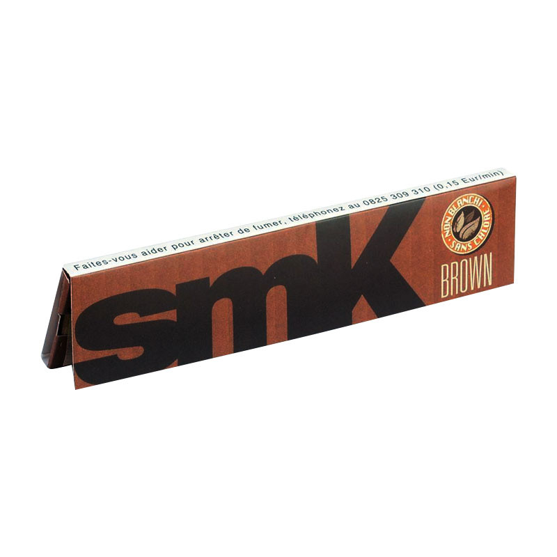 SMK - Feuilles à Rouler Brown Slim - Carnet de 32 feuilles