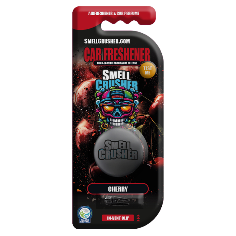 Smell Crusher - Désodorisant voiture – Cherry - Éliminateur d’odeur