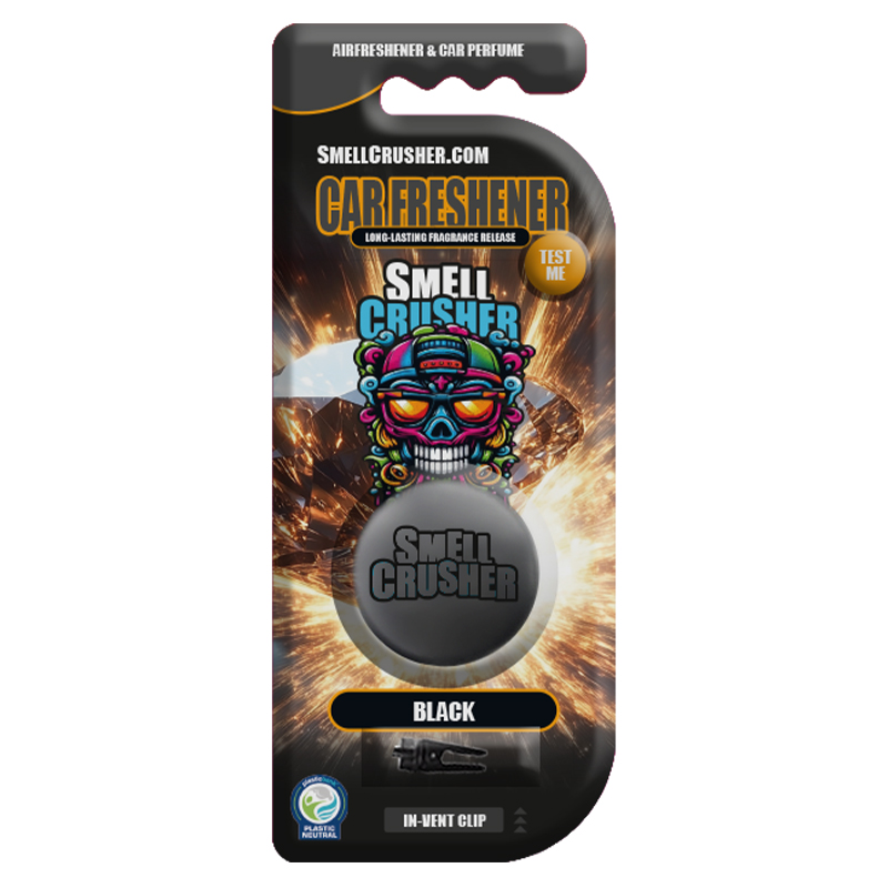 Smell Crusher - Désodorisant voiture – Black - Éliminateur d’odeur