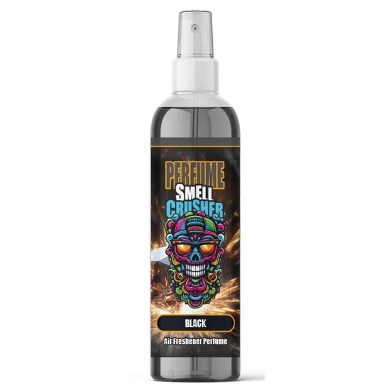 Smell Crusher - Parfum d'ambiance 75 ml – Black - Éliminateur d’odeur