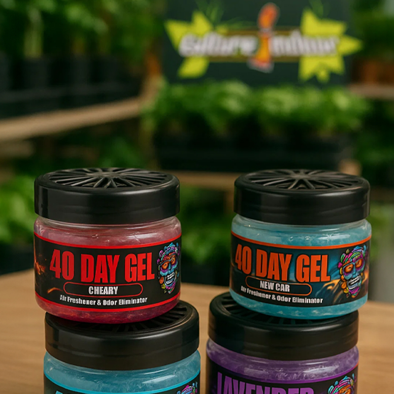 Geur Crucher - 40 dagen gel Lavendel - 100ml - Geurverdrijver voor binnenteelt