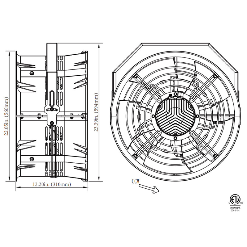 Snelle ventilator Aero-Fan Pro 20
