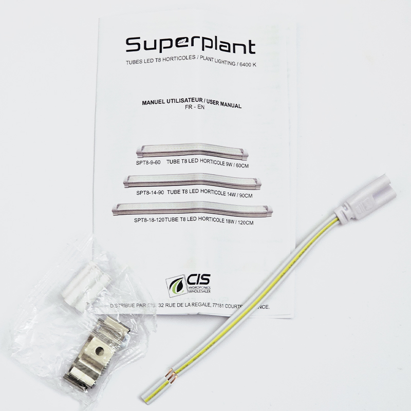 Superplant - T8 Led horticole - 14W - 90cm - 6400K