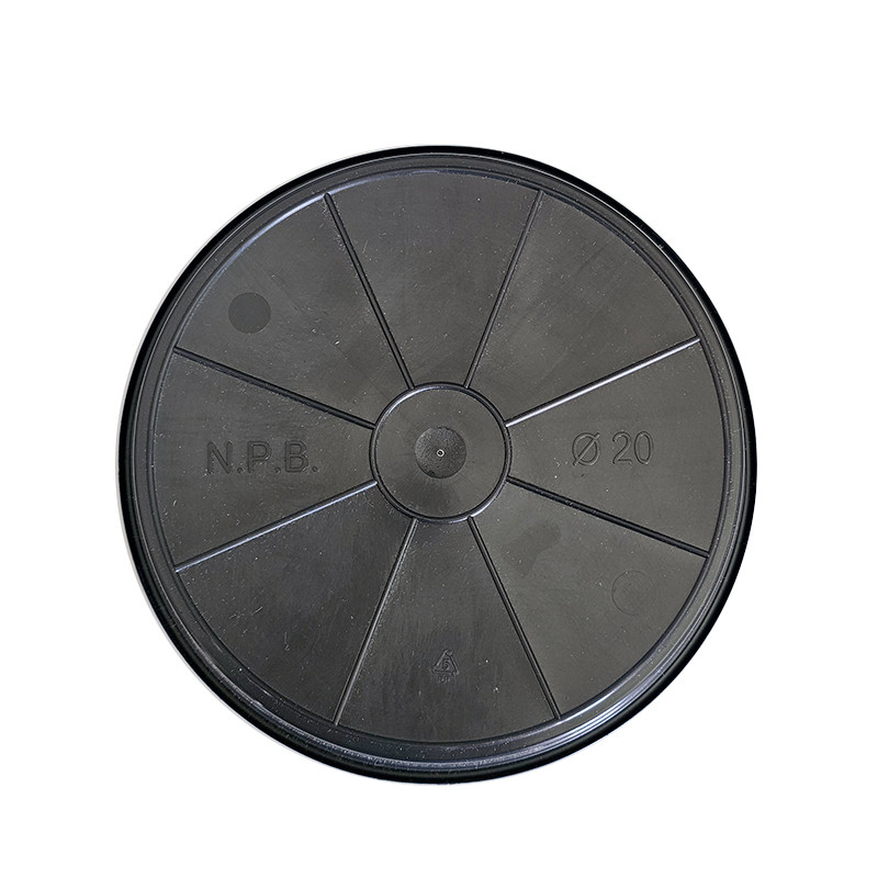 Soucoupe ronde noire – Diamètre 20 cm pour pot de 3.5L