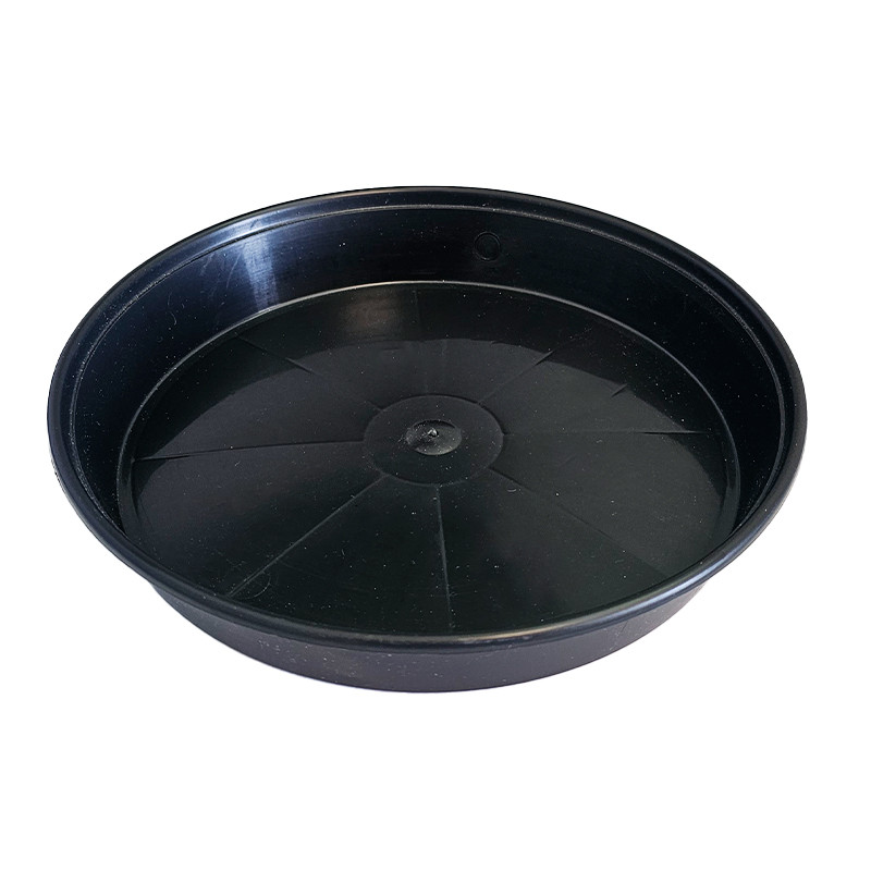 Soucoupe ronde noire – Diamètre 20 cm pour pot de 3.5L