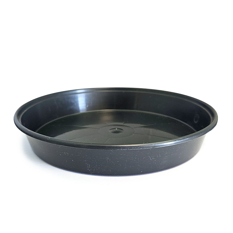 Soucoupe ronde noire – Ø 20 cm