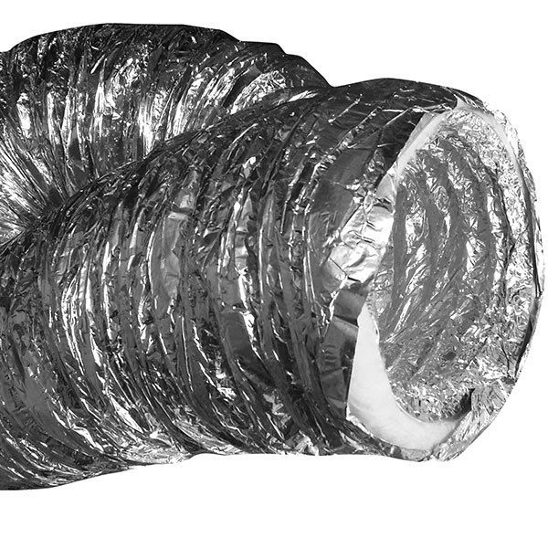 Schallgedämmte (phonische) Schallschutzhülle Ø100mm pro Meter, Lüftungsschacht