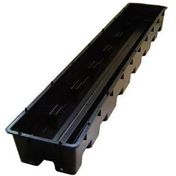 Bac Libra - 100 x 16 x 9.5cm + 2 pipes d'évacuation