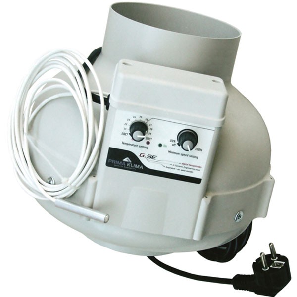 Prima Klima - Extracteur PK 160-TC Thermostat et variateur GSE intégré - 800m³/h