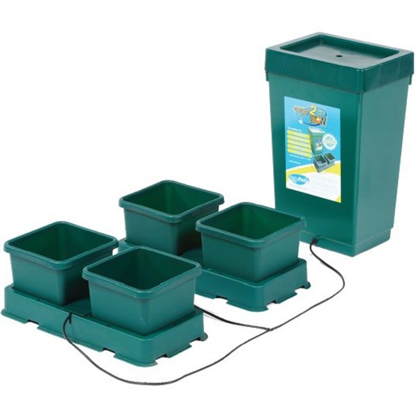 système hydroponique Autopot - Kit Easy2Grow 4 pots 8.5L , sans pompe ni électricité 