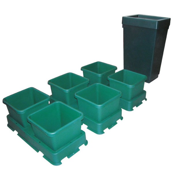 sistema hidropónico AutoPot - Kit Easy2Grow 6 macetas 8,5L , sin bomba ni electricidad 