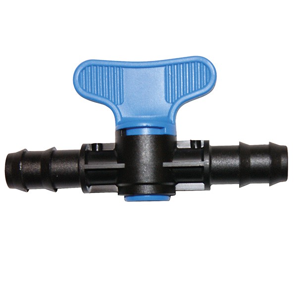 irrigation Robinet Vanne d'arrêt 16mm pour tuyau PE/souple