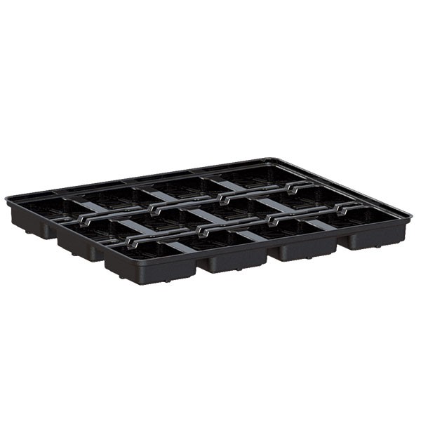 Tray Platinium Modular 80, growing table with 12 pots of 18x18