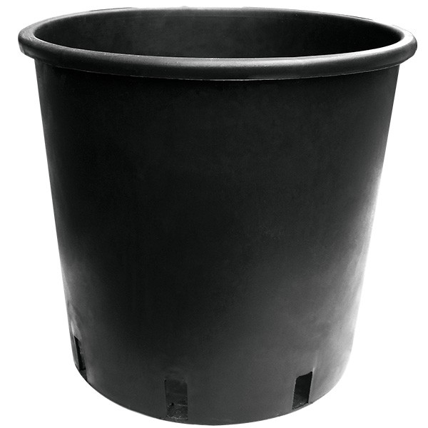 Vaso rotondo 15L 28X28cm nero