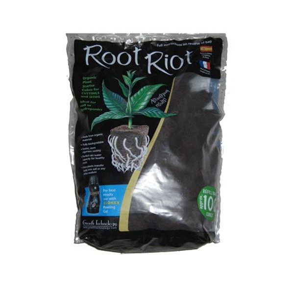 Root Riot - Zak met 100 kiemblokjes Growth Technology