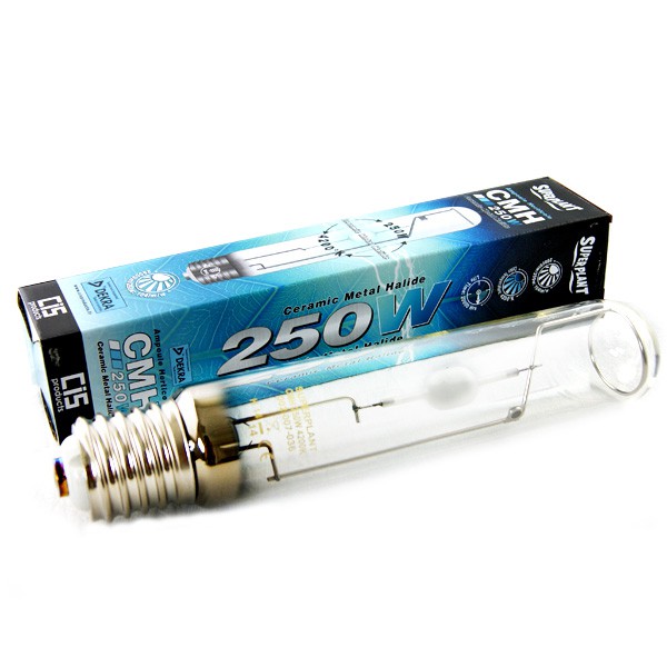 AMPOULE SUPERPLANT CMH 250W , douille E40 , lampe de croissance MH plus performant de 50%