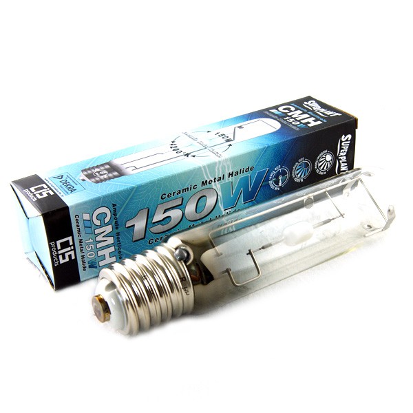 AMPOULE SUPERPLANT CMH 150W , douille E40 , lampe de croissance MH plus performant de 50%