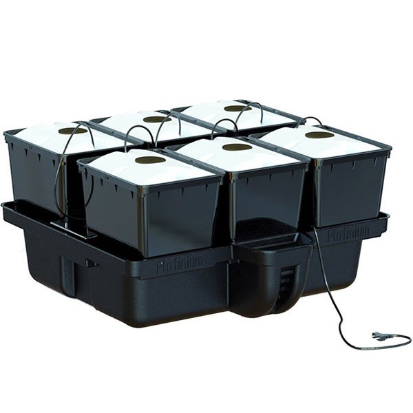 Platinium - AeroPro - 6 pots bato - 80 x 80 x 38.5 cm - Système aéroponique