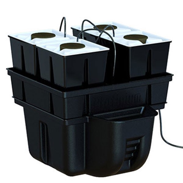 Platinium - AeroStar - 4 pots bato - 40 x 40 x 38.5 cm - Système aéroponique