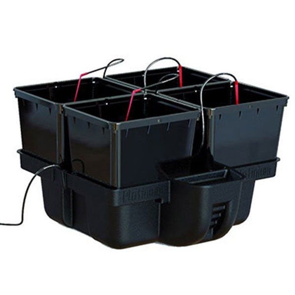 Platinium - HydroPro - 4 Töpfe bato - 60 x 60 x 38,5cm - Hydroponisches System
