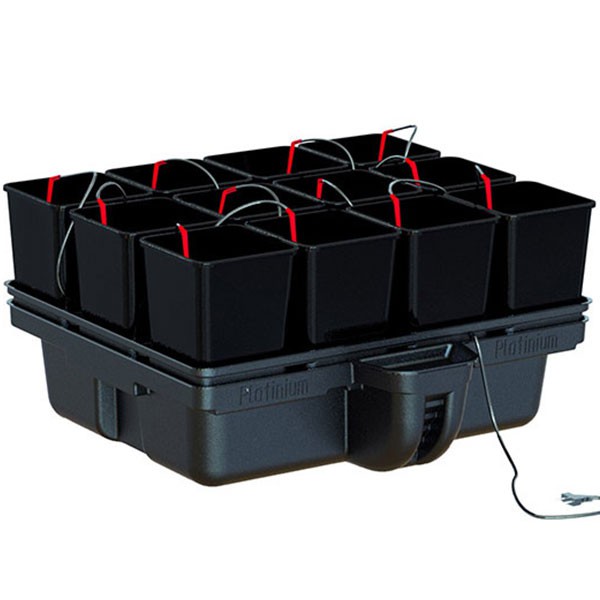 Platinium - HydroStar - 12 pots 6L - 80 x 80 x 38,5cm - Système hydroponique
