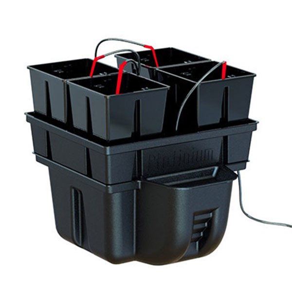 Platinium - HydroStar - 4 pots 3,4L - 40 x 40 x 38,5cm - Système hydroponique
