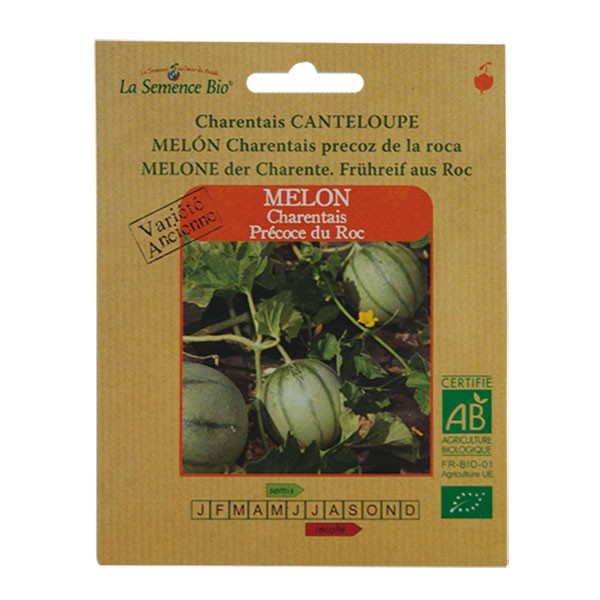 La Semence Bio - Melón temprano de Charentais du Roc