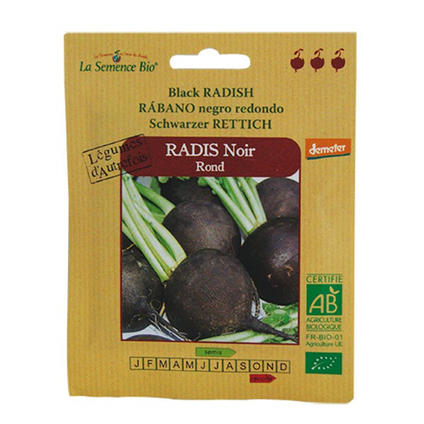 La Semence Bio - Radis noir rond demeter