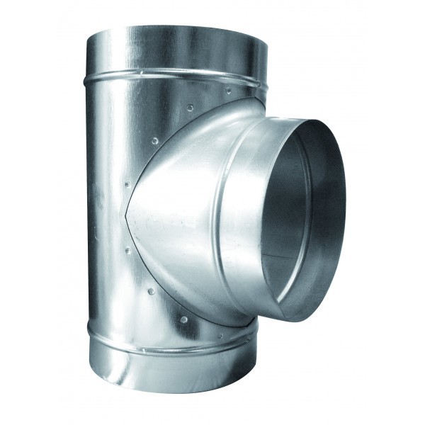 T de dérivation 3 X 125mnm , conduit de ventilation 