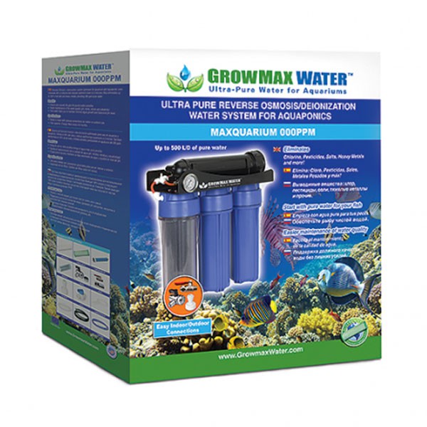 GrowMax Water - Osmoseur -Système osmose inverse maxquarium 000 ppm 20L/H